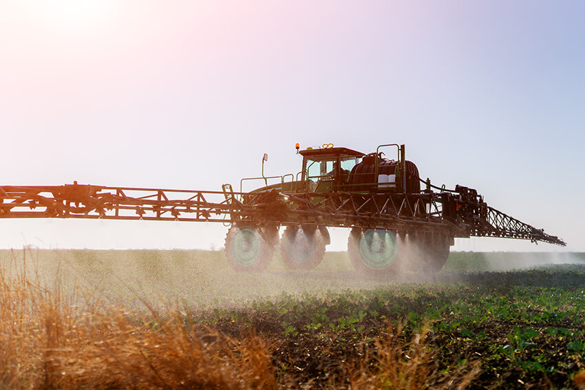 Chemical Sprayer in Field