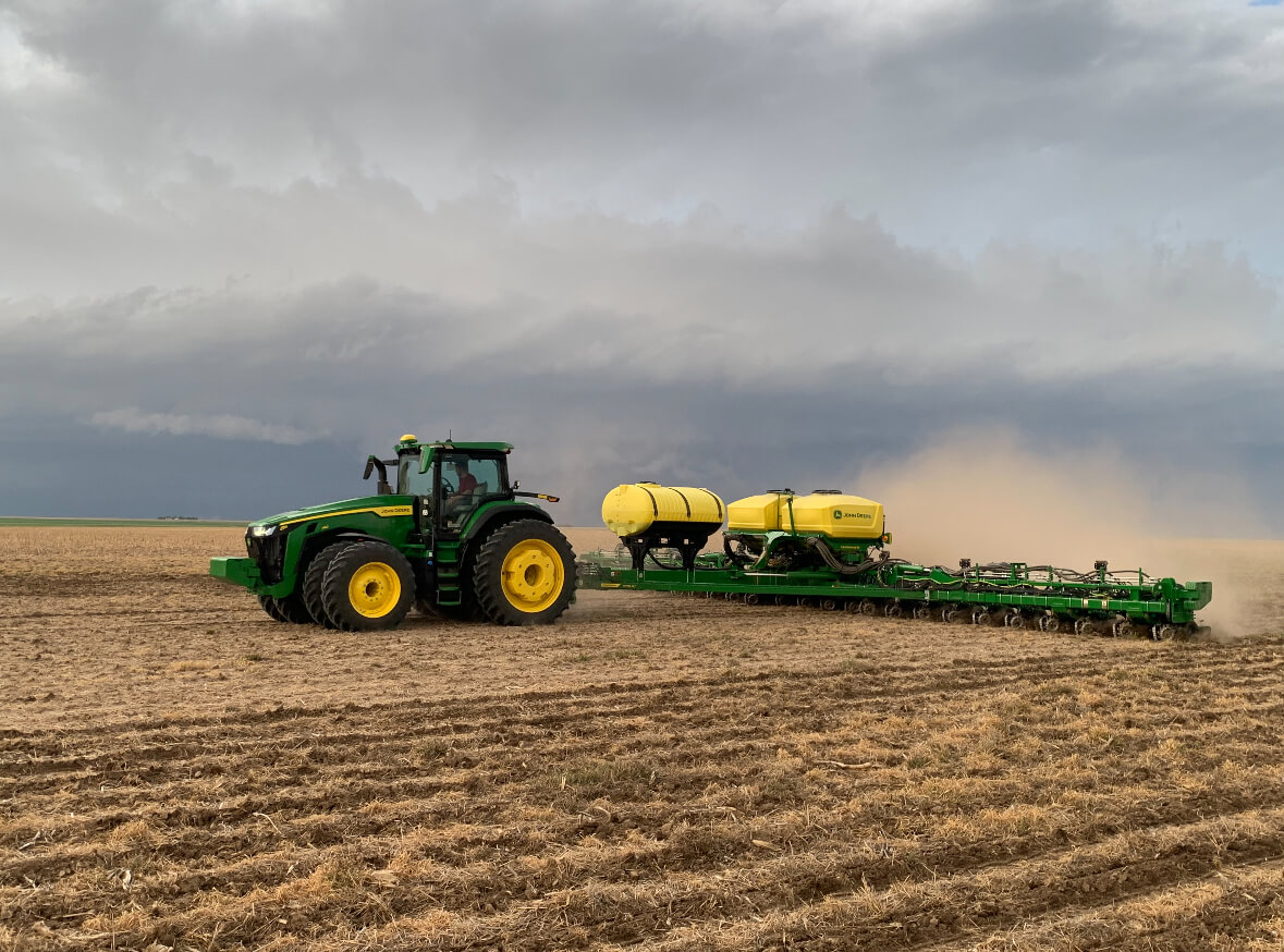 Tractor with John Deere Equipment
